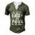 I Have Two Titles Daddy And Papaw I Rock Them Both Men's Henley T-Shirt Green