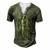 Usa Camo Flag Proud Electric Cable Lineman Dad Silhouette Men's Henley T-Shirt Green