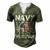 Veteran Veterans Day Vintage Navy Veteran 208 Navy Soldier Army Military Men's Henley Button-Down 3D Print T-shirt Green