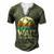 Wait I See A Rock Geologist Science Retro Geology Men's Henley T-Shirt Green