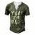Yeah The Dads Dad Fathers Day Back Print Men's Henley T-Shirt Green