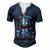 All I Need Is Jesus And Jiu Sitsu Combat Sport Dd Men's Henley Button-Down 3D Print T-shirt Navy Blue