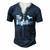 Cane Corso The Dogfather Pet Lover Men's Henley T-Shirt Navy Blue