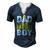 Dad Of The Bday Boy Construction Bday Party Hat Men Men's Henley T-Shirt Navy Blue