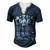 Im A Dad And Zoologist Fathers Day & 4Th Of July Men's Henley T-Shirt Navy Blue