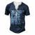 Father Grandpa Im A Proud In Law Of A Freaking Awesome Daughter In Law386 Family Dad Men's Henley Button-Down 3D Print T-shirt Navy Blue