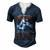 Father Grandpa They Call Me Papa Because Partner In Crime Fathers Day 47 Family Dad Men's Henley Button-Down 3D Print T-shirt Navy Blue