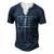 For First Fathers Day New Dad To Be From 2018 Ver2 Men's Henley T-Shirt Navy Blue