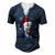 Funny Anti Joe Biden Happy 4Th Of July Merry Christmas Men's Henley Button-Down 3D Print T-shirt Navy Blue
