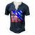 Houston I Have A Drinking Problem 4Th Of July Men's Henley T-Shirt Navy Blue