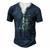 Mens Mens Husband Daddy Protector Heart Camoflage Fathers Day Men's Henley T-Shirt Navy Blue