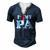 I Love My Pa With Heart Fathers Day Wear For Kid Boy Girl Men's Henley T-Shirt Navy Blue