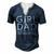 Outnumbered Dad Of Girls Men Fathers Day For Girl Dad Men's Henley T-Shirt Navy Blue