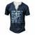 If You Think Im Awesome You Should Meet My Father-In-Law Men's Henley T-Shirt Navy Blue