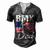 American Flag Bmx Dad Fathers Day 4Th Of July Men's Henley T-Shirt Dark Grey