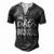 Only The Best Dads Get Promoted To Papaw Men's Henley T-Shirt Dark Grey