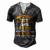 Father Grandpa I Get My Attitude From My Freakin Awesome Grandpa 159 Family Dad Men's Henley Button-Down 3D Print T-shirt Dark Grey