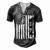 Mens Fathers Day Best Dad Ever Usa American Flag Men's Henley T-Shirt Dark Grey