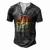 I Have Two Titles Dad And Stepdad Fathers Day Men's Henley Button-Down 3D Print T-shirt Dark Grey