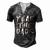 Yeah The Dads Dad Fathers Day Back Print Men's Henley T-Shirt Dark Grey