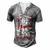 All I Need Is Jesus And Jiu Sitsu Combat Sport Dd Men's Henley Button-Down 3D Print T-shirt Grey