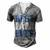 Best Papa Ever 1 Papa T-Shirt Fathers Day Gift Men's Henley Button-Down 3D Print T-shirt Grey