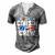 Cousin Crew 4Th Of July Patriotic American Family Matching Men's Henley T-Shirt Grey