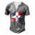 Dominican Flag Dominican Republic Men's Henley T-Shirt Grey