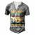 Father Grandpa And Grandson Best Partners In Crime For Life 113 Family Dad Men's Henley Button-Down 3D Print T-shirt Grey