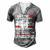 Father Grandpa I Back The Red For My Daughter Proud Firefighter Dad 186 Family Dad Men's Henley Button-Down 3D Print T-shirt Grey