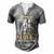 Father Grandpa Im Not The Stepdad Im The Dad Who Stepped Up142 Family Dad Men's Henley Button-Down 3D Print T-shirt Grey