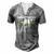 Father Mows Best Fathers Day Lawn Grass Men's Henley T-Shirt Grey