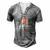 The Grill Father Bbq Fathers Day Men's Henley T-Shirt Grey