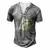 Mens Mens Husband Daddy Protector Heart Camoflage Fathers Day Men's Henley T-Shirt Grey