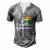 Lgbt Vintage 1776 American Flag We The People Means Everyone Men's Henley T-Shirt Grey