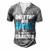 Only The Best Dad Get Promoted To Grandpa Fathers Day T Shirts Men's Henley Button-Down 3D Print T-shirt Grey