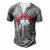 Reel Cool Papa Papa T-Shirt Fathers Day Gift Men's Henley Button-Down 3D Print T-shirt Grey