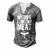 My Wife Loves My Meat Grilling Bbq Lover Men's Henley T-Shirt Grey