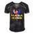 American Eagle Badge Maga King Men's Short Sleeve V-neck 3D Print Retro Tshirt Black