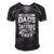 Awesome Dads Have Tattoos And Beards Funny Fathers Day Gift Men's Short Sleeve V-neck 3D Print Retro Tshirt Black