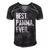 Best Pamma Ever - Vintage Father Men's Short Sleeve V-neck 3D Print Retro Tshirt Black