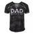 Dad Fixer Of All The Things Mechanic Dad Top Fathers Day Men's Short Sleeve V-neck 3D Print Retro Tshirt Black