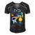 Dad Outer Space Astronaut For Fathers Day Gift Men's Short Sleeve V-neck 3D Print Retro Tshirt Black