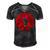 Dominica Flag Sisserou Parrot Gift Men's Short Sleeve V-neck 3D Print Retro Tshirt Black