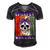 Epilepsy Warrior Skull Women Vintage Purple Ribbon Epilepsy Epilepsy Awareness Men's Short Sleeve V-neck 3D Print Retro Tshirt Black