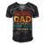 Father Grandpa I Have Two Titles Dad And Step Dad Vintage Fathers Day 67 Family Dad Men's Short Sleeve V-neck 3D Print Retro Tshirt Black