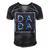 Fathers Day For New Dad Men's Short Sleeve V-neck 3D Print Retro Tshirt Black