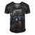 Fishing Reel Cool Godfather V2 Men's Short Sleeve V-neck 3D Print Retro Tshirt Black