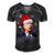 Funny Anti Joe Biden Happy 4Th Of July Merry Christmas Men's Short Sleeve V-neck 3D Print Retro Tshirt Black