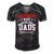 Funny Car Guys Make The Best Dads Mechanic Fathers Day Men's Short Sleeve V-neck 3D Print Retro Tshirt Black